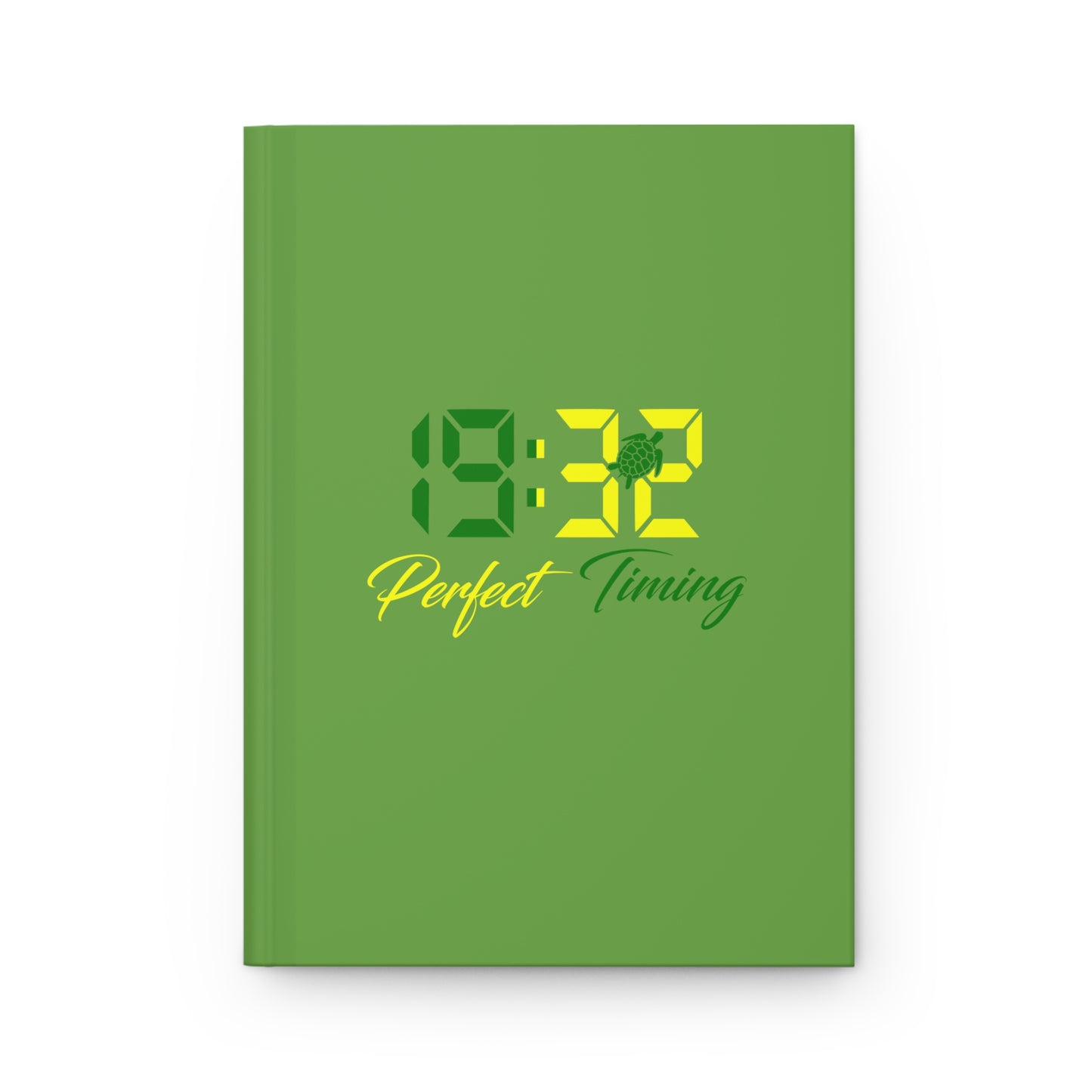 Green Matte Perfect Timing - 1932 Hardcover Journal - Chi Eta Phi Sorority