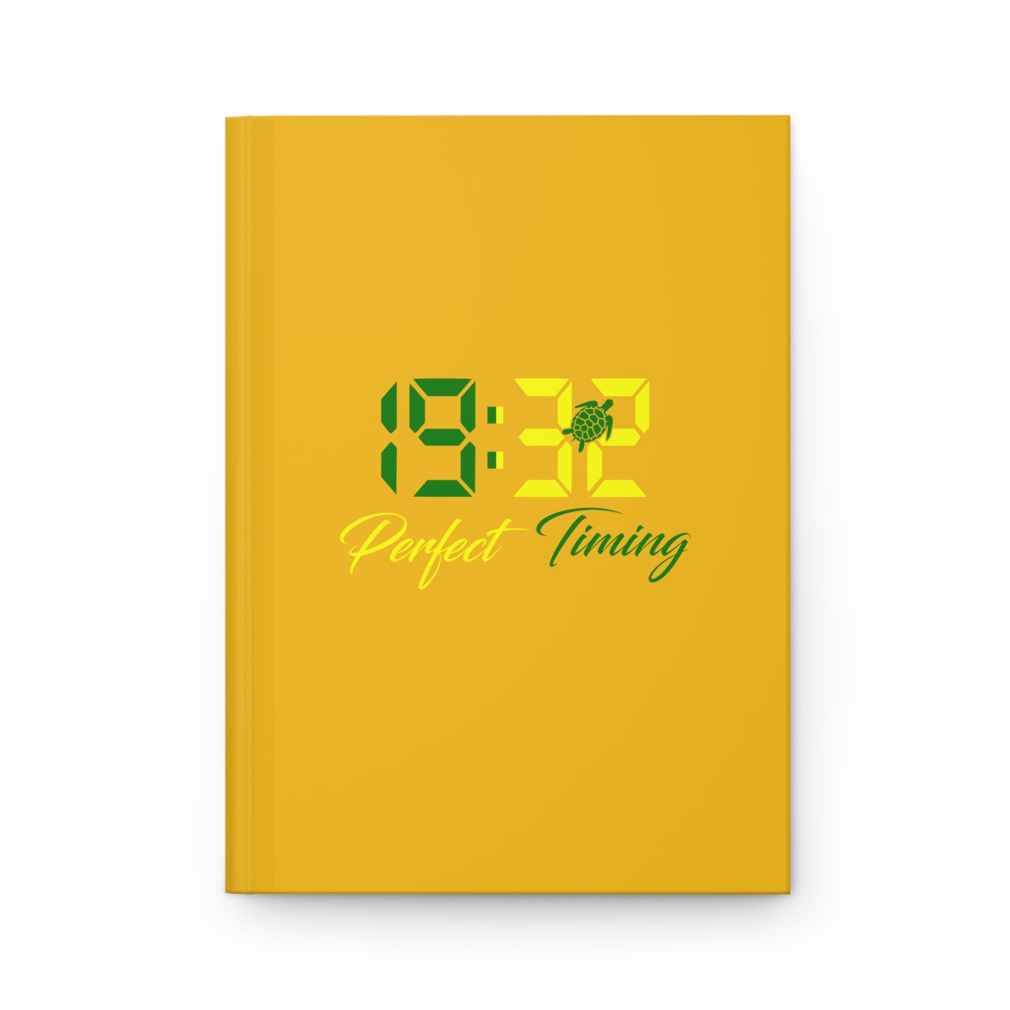 Yellow Matte Perfect Timing - 1932 Hardcover Journal - Chi Eta Phi Sorority