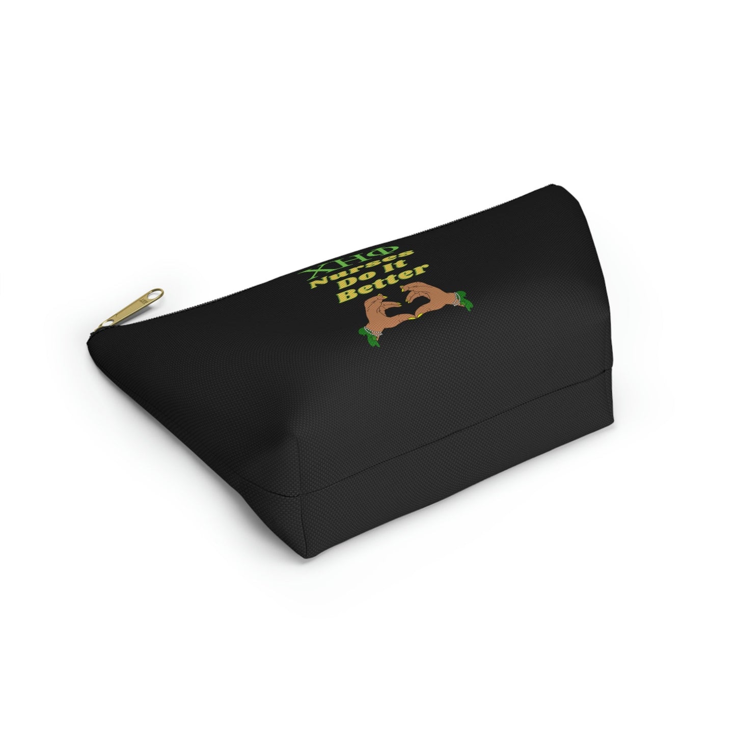 Chi Eta Phi Nurse Accessory Pouch | Chi Line Gift | Chi Coo | 1932 | Green and Yellow