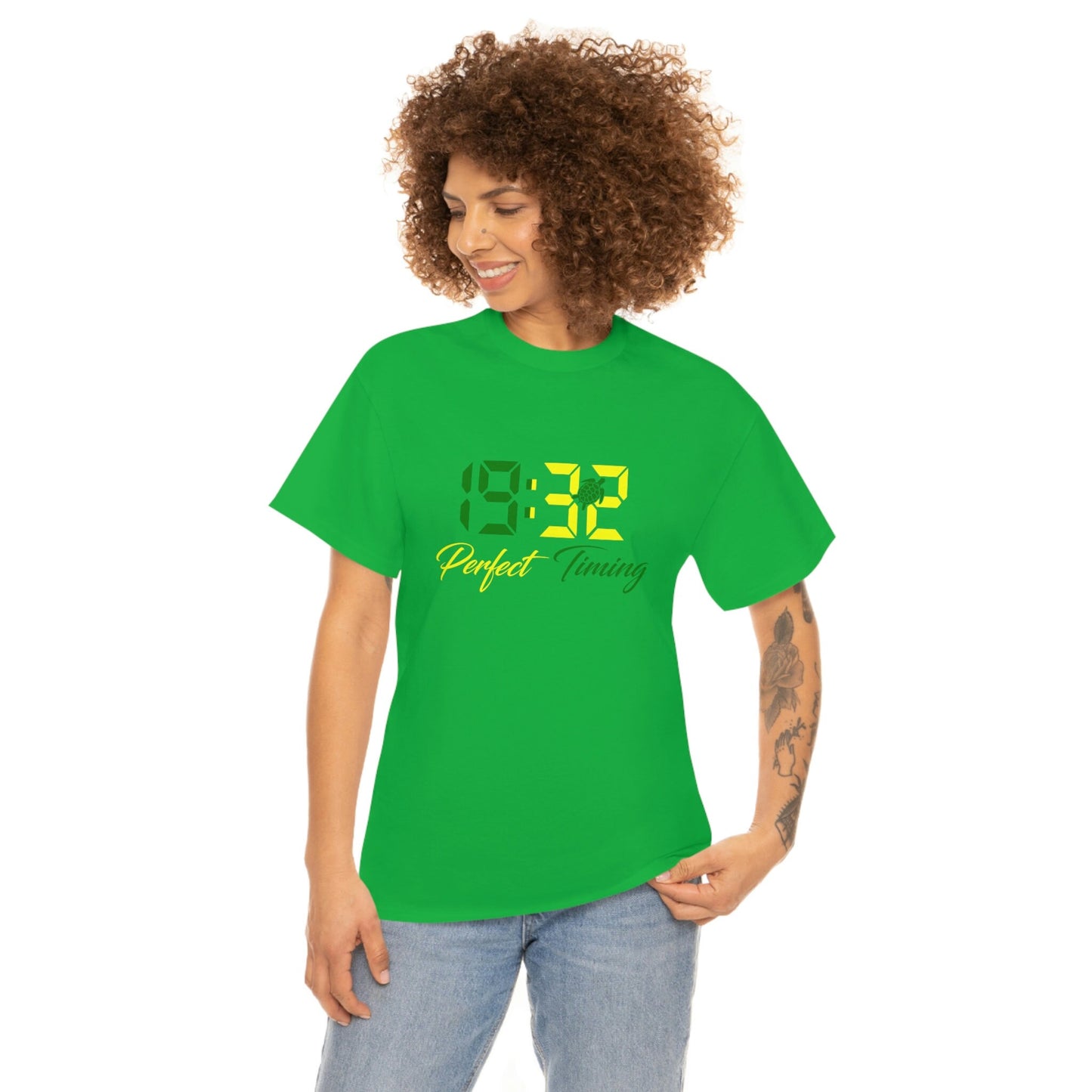Perfect Timing - 1932 Unisex Heavy Cotton Tee - Chi Eta Phi Sorority