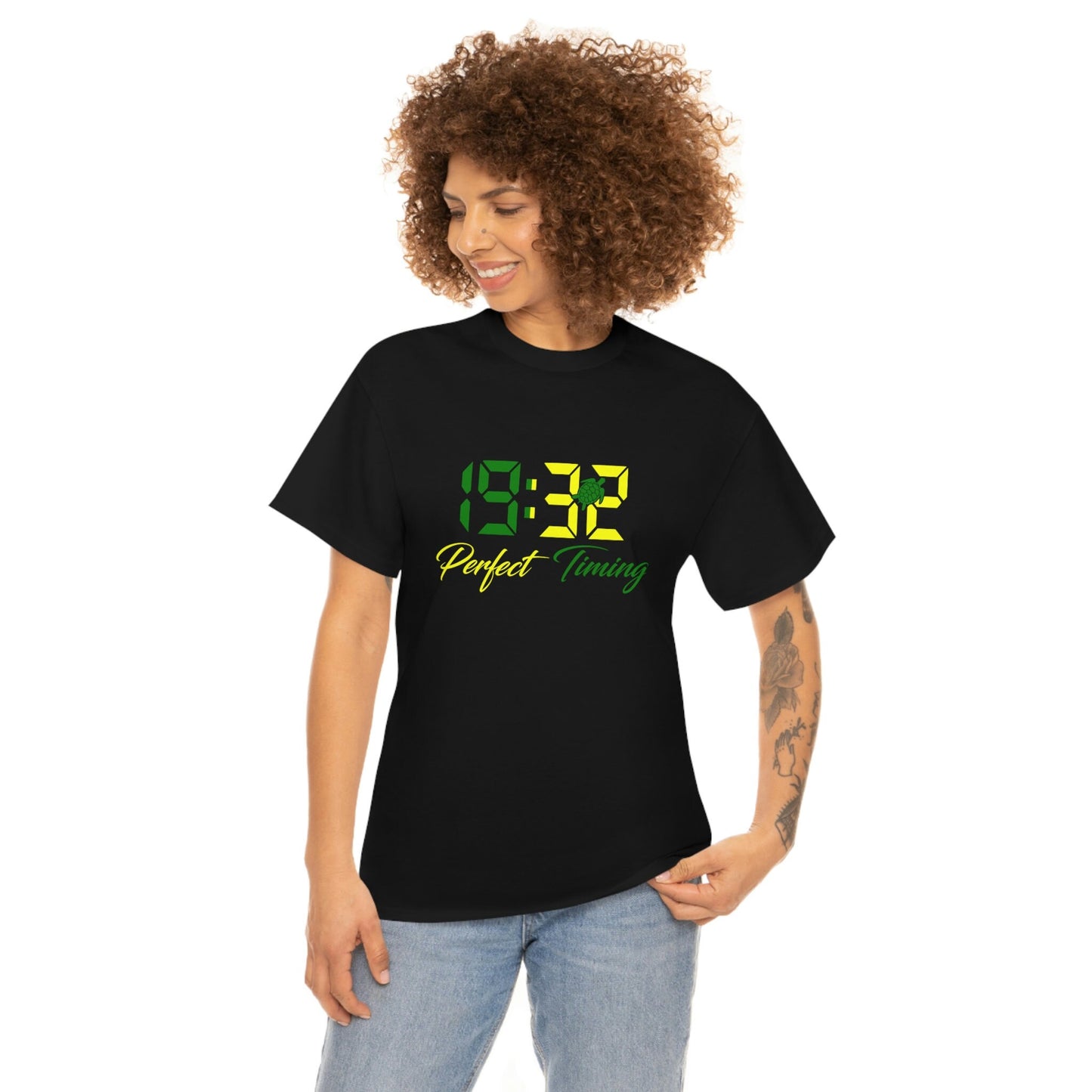 Perfect Timing - 1932 Unisex Heavy Cotton Tee - Chi Eta Phi Sorority