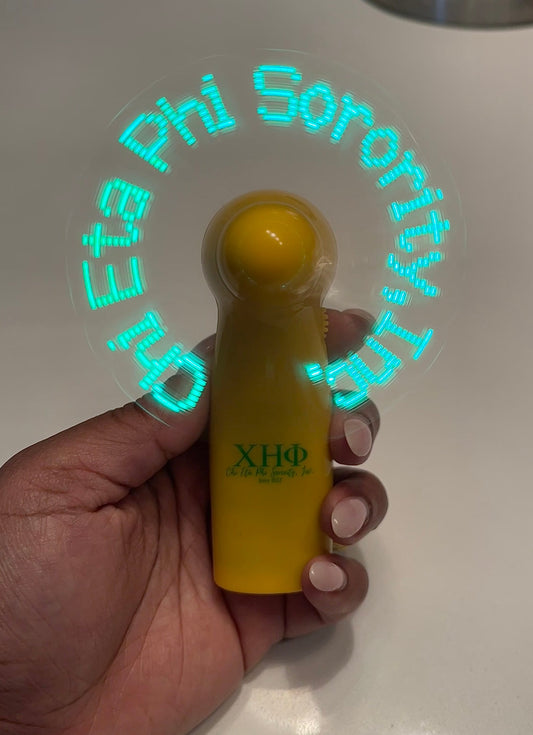 Chi Eta Phi Sorority Mini LED Fan